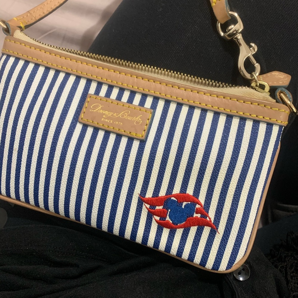 Dooney&Bourke Disney cruise line logo wristlet bag